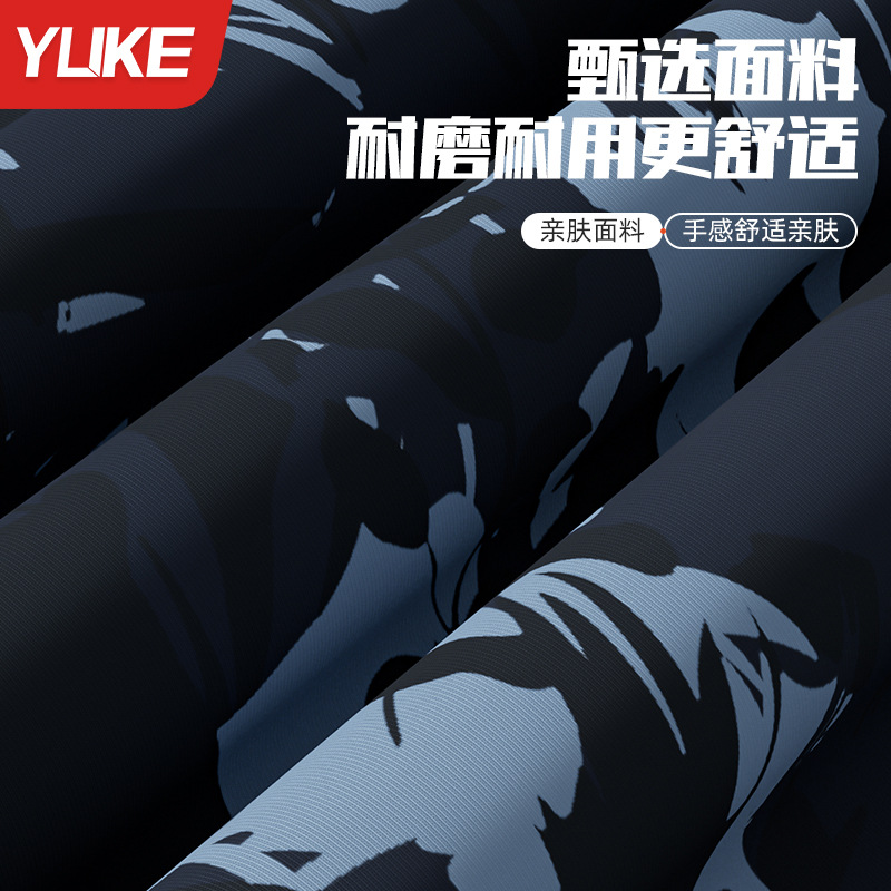 Adult double-layer swimming trunks, men's one-side-up five-inch swimsuits, anti-embarrassment new professional beach adult swimming equipment Specification image