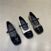 Mary Jane single-shoe women's shoes 2023 new spring French shallow opening soft flat British-style small leather shoes Application Scenario