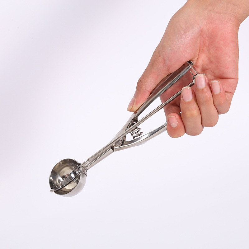 New stainless steel ice cream scoop, Popsicle scoop, ball scorer, household fruit cake scoop, ball scorer wholesale