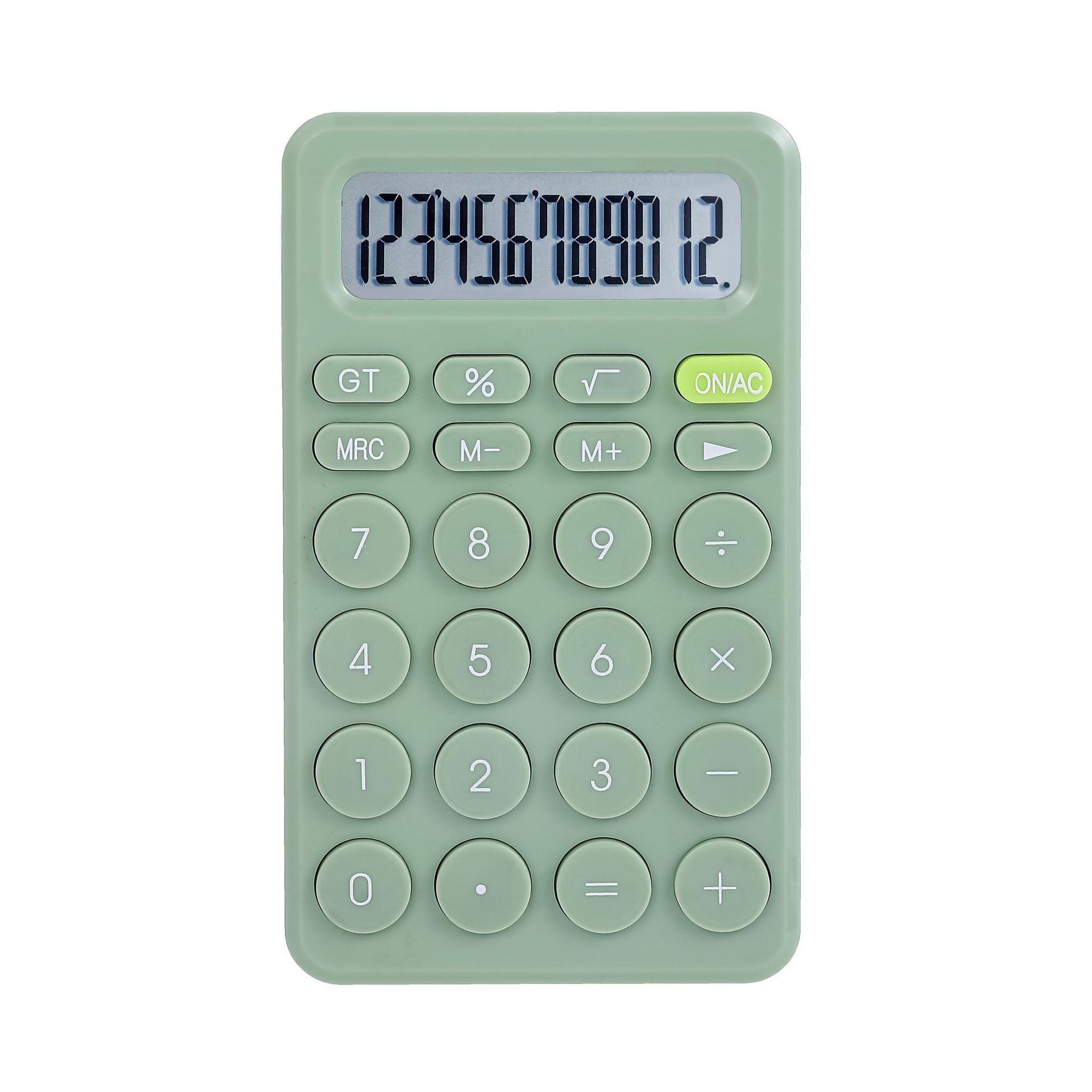 Factory direct supply of candy-colored cute calculator, solar 12-digit creative portable student calculator 809B Item Picture