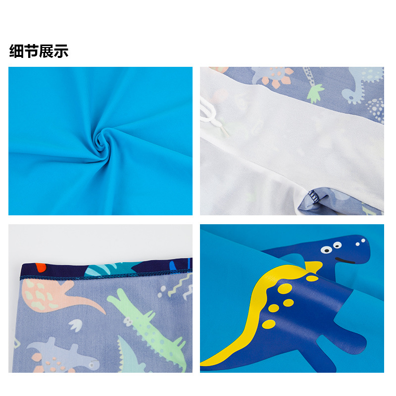 Children's Swimsuit Boys Separate Sun Protection Quick Drying Baby Children's Swimsuit Set Sun Children Hot Spring 2023 New details Picture