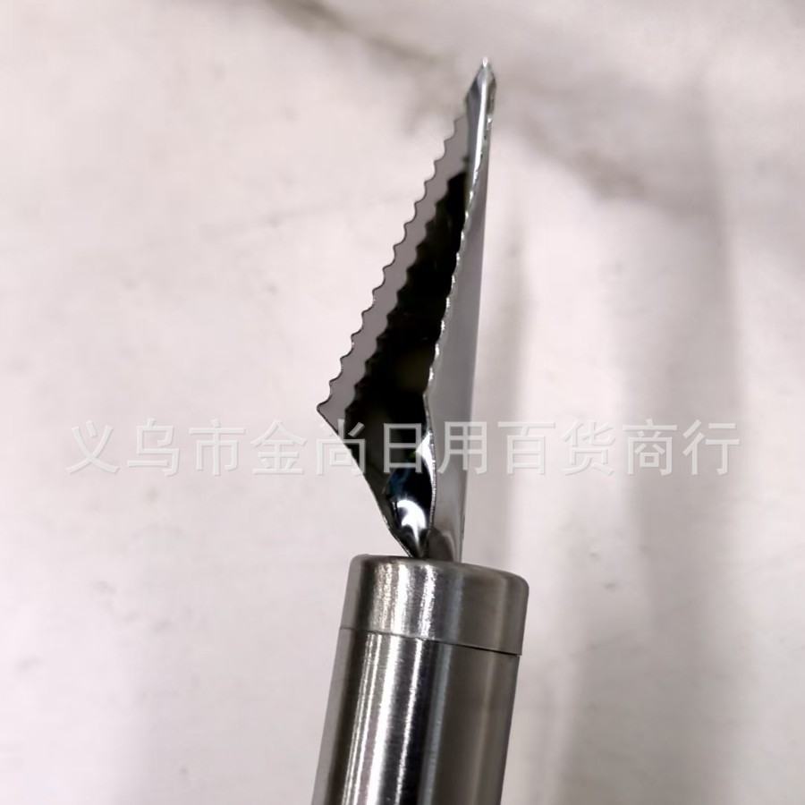 Wholesale of stainless steel double-head fruit carving knives, watermelon, pumpkin and Hami melon grain diggers and shaped ball diggers details Picture