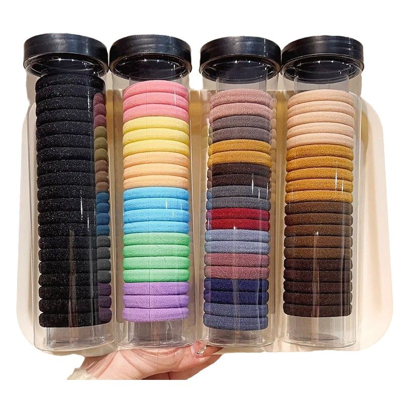 Hair accessory, hair tie, women's ponytail, sturdy hair tie, hair accessory, Korean version, simple rubber band, leather case, hair tie, ins Item Picture