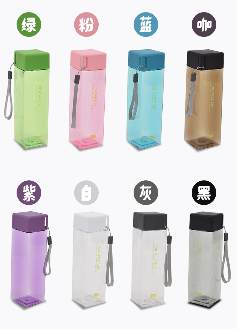كؤوس ماء مربعة جديدة Specification image