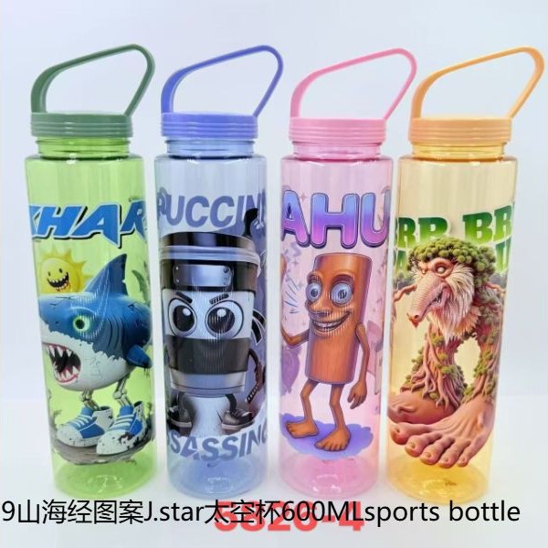 The best-selling "Shan Hai Jing" series of water cups for foreign trade are cute children's water cups with high appearance standards. They are portable space cups with cute and fun designs Specification drawing