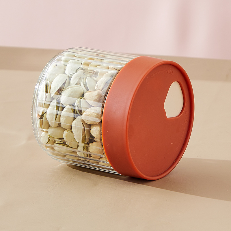 Glass jar transparent kitchen milk powder storage jar, household gift, supermarket dry goods, snacks, grains and cereals storage box details Picture