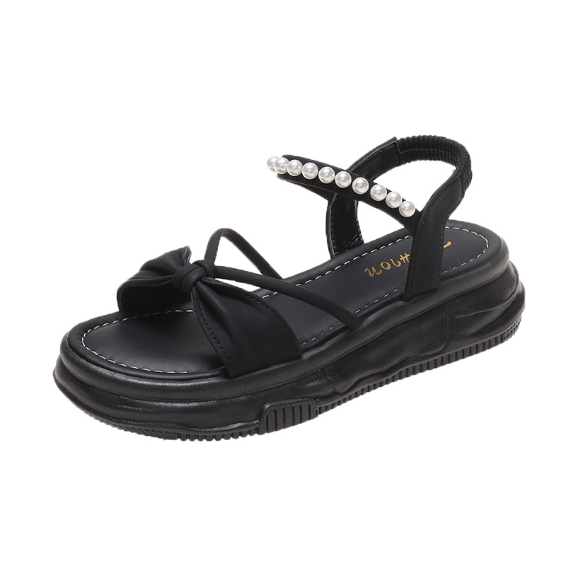 Cross-Border Sandals Women's Summer 2023 New Light Open-Toed With Skirt Sandals Thick Soles Comfortable Women's Shoes Application Scenario