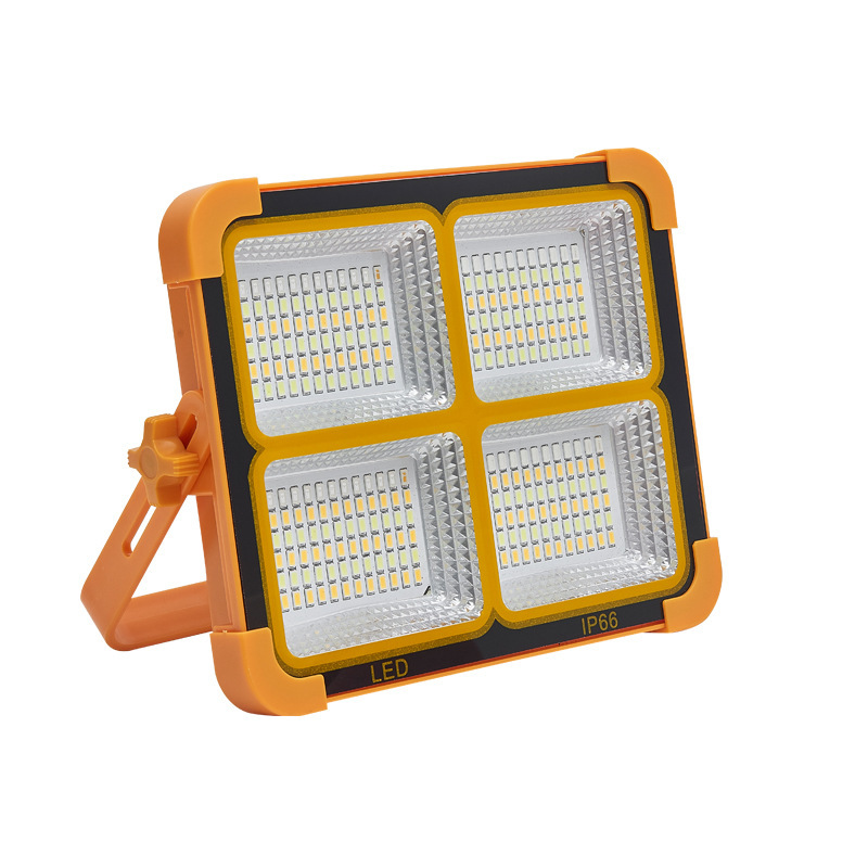 led charging floodlight, solar outdoor camping light, night market stall mobile portable USB charging camping light Item Picture