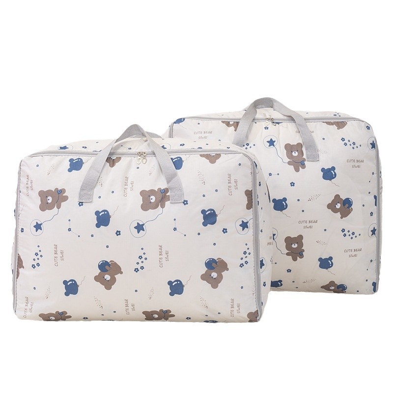 Cute and fun waterproof and moisture-proof hand-held storage bag with large capacity for clothes, luggage, and moving Item Picture
