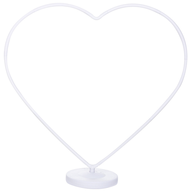 Balloon heart-shaped floating column support, air circle, children's birthday party, heart-shaped proposal, wedding decoration and arrangement Item Picture