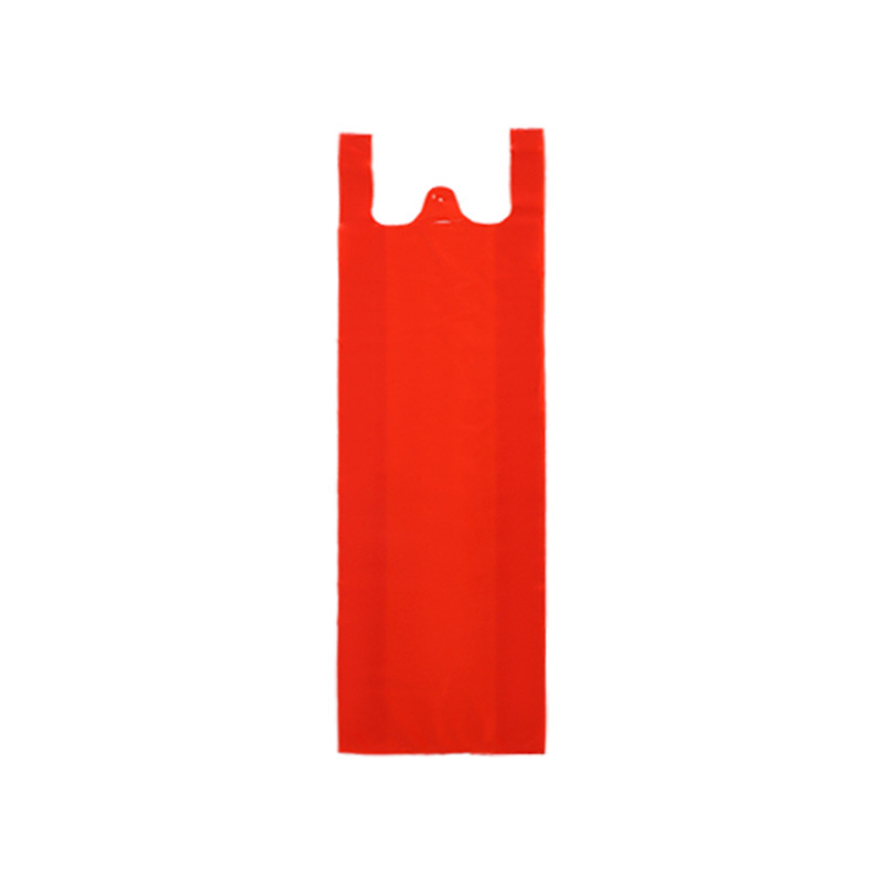 Early Packing Bag Red Fried Dough Bag Wholesale Disposable Soy Milk Packing Bag Long Plastic Breakfast Bag Specification drawing