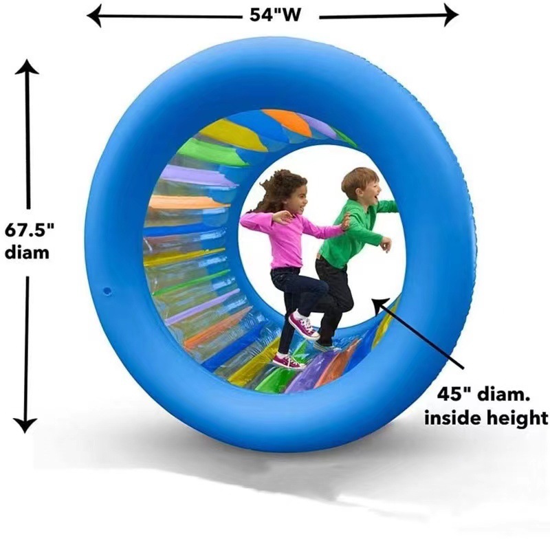 Cross-border consignment of inflatable rollers, water toys, lawn rollers, children's weekend home toys, and foreign trade color strip rollers Application Scenario