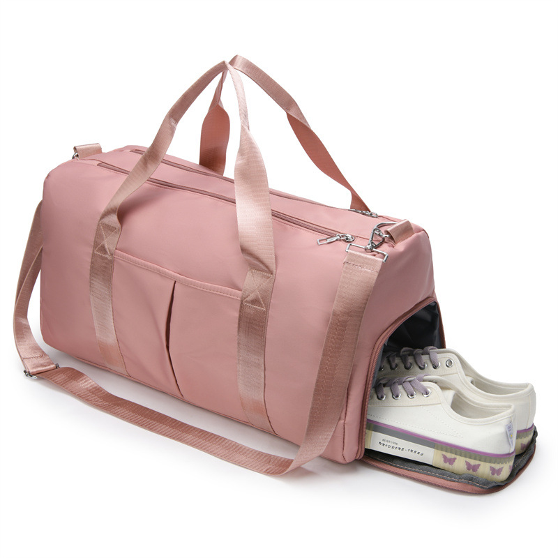 单肩手提旅行袋独立鞋仓多功能干湿分离防水行李包可穿拉杆旅行包