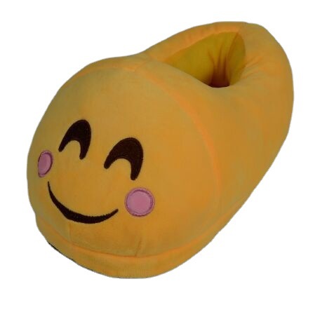 New poo all-pack shoes QQ emoji cotton slippers smiley poo super soft emoji all-pack slippers wholesale Application Scenario