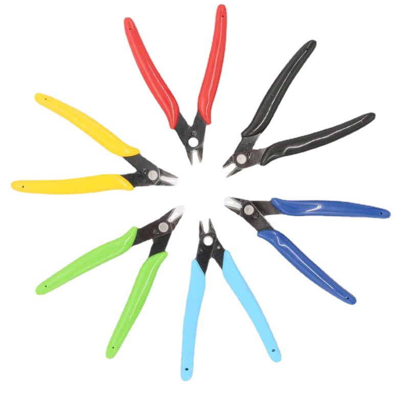 Factory Direct Sales 170 Cutting Pliers Water Pliers Diagonal Pliers Industrial Grade High Carbon Steel Needle Nose Pliers Diagonal Pliers Small 5 Inches Application Scenario