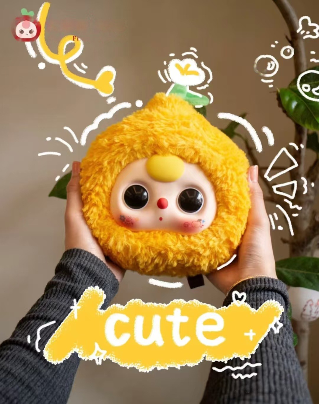 Three-year-old babythree orchard zipper bag, plush blind box, trendy toys, live-streaming by Internet celebrity, best-selling item on TIKTOK pic 8