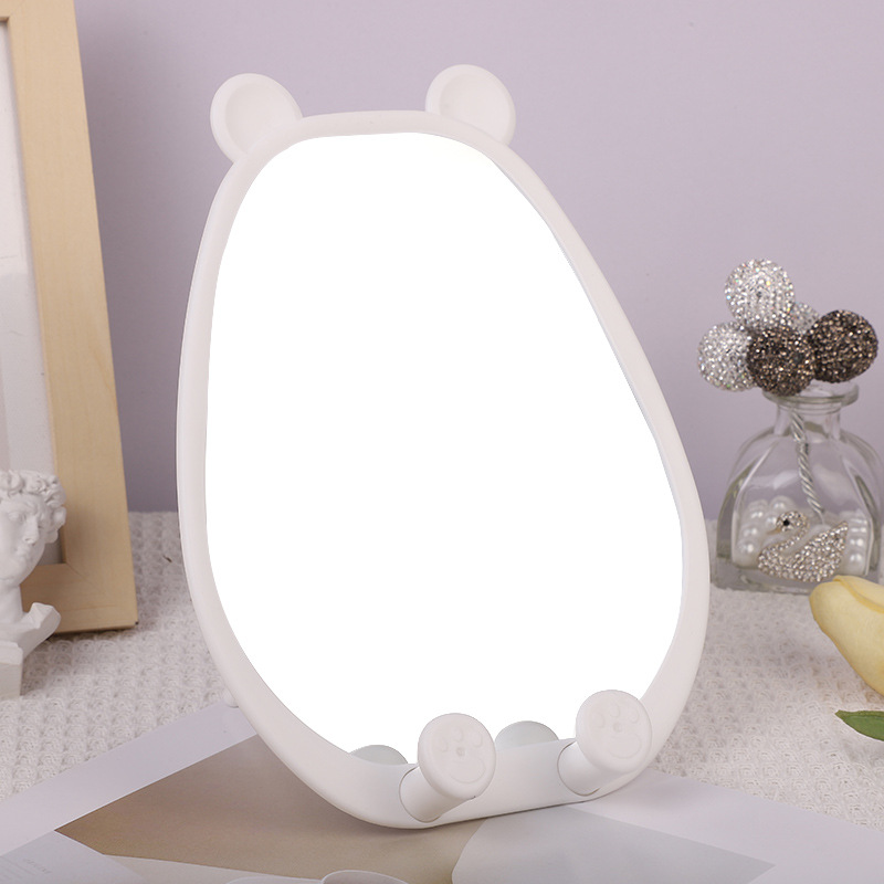 Manufacturers Direct Cartoon Small Dressing Single-Sided Mirror Hd Dormitory Dressing Mirror Can Be Used As A Mobile Phone Stand Makeup Mirror Makeup Mirror Specification drawing