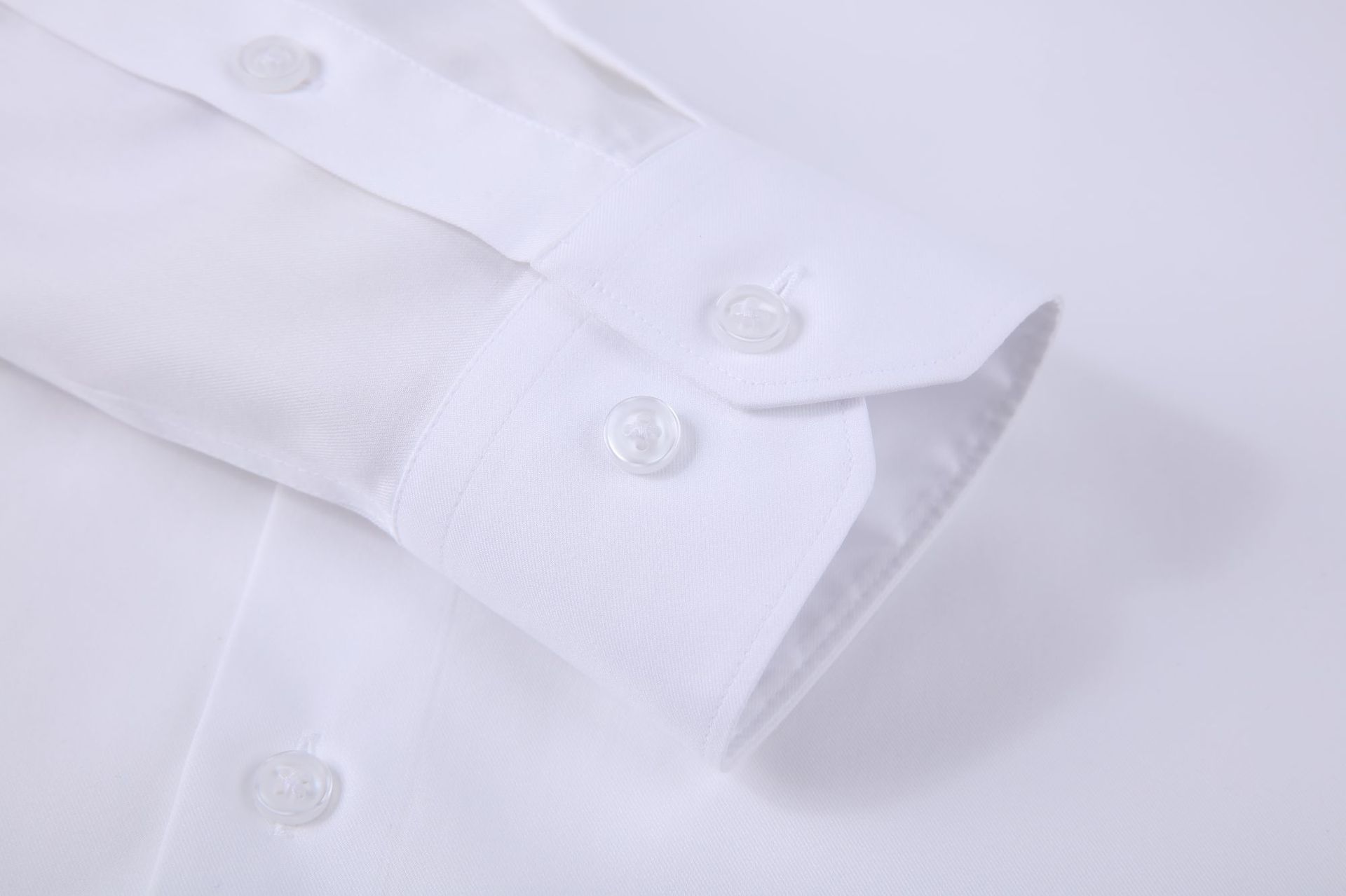 DP成衣免烫100支高支高密衬衫男士春秋季长袖商务纯棉高级感衬衣详情10