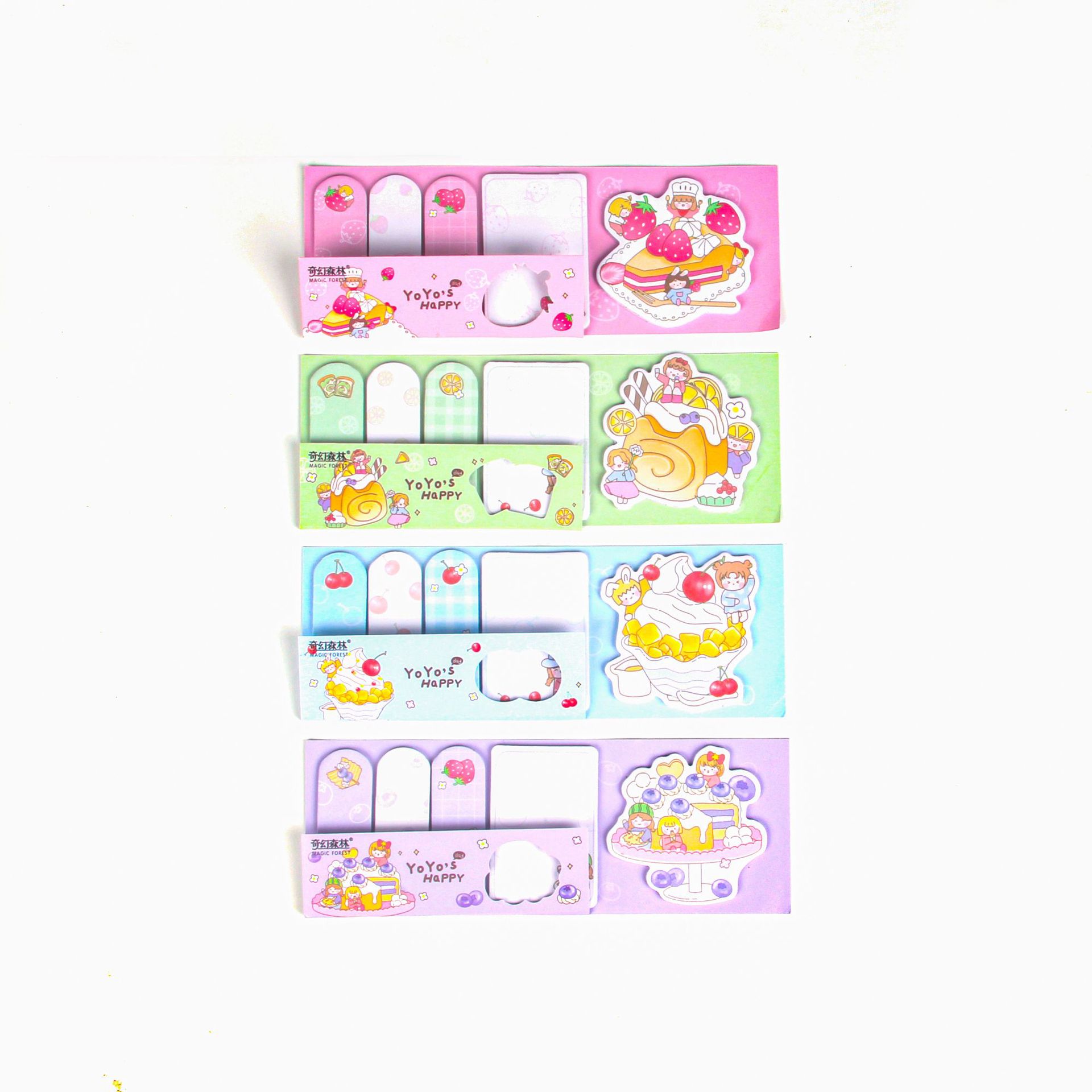 Customized creative sticky notes, cute cartoon irregular-shaped sticky notes, cartoon N times sticky notes, and custom-printed logos Item Picture