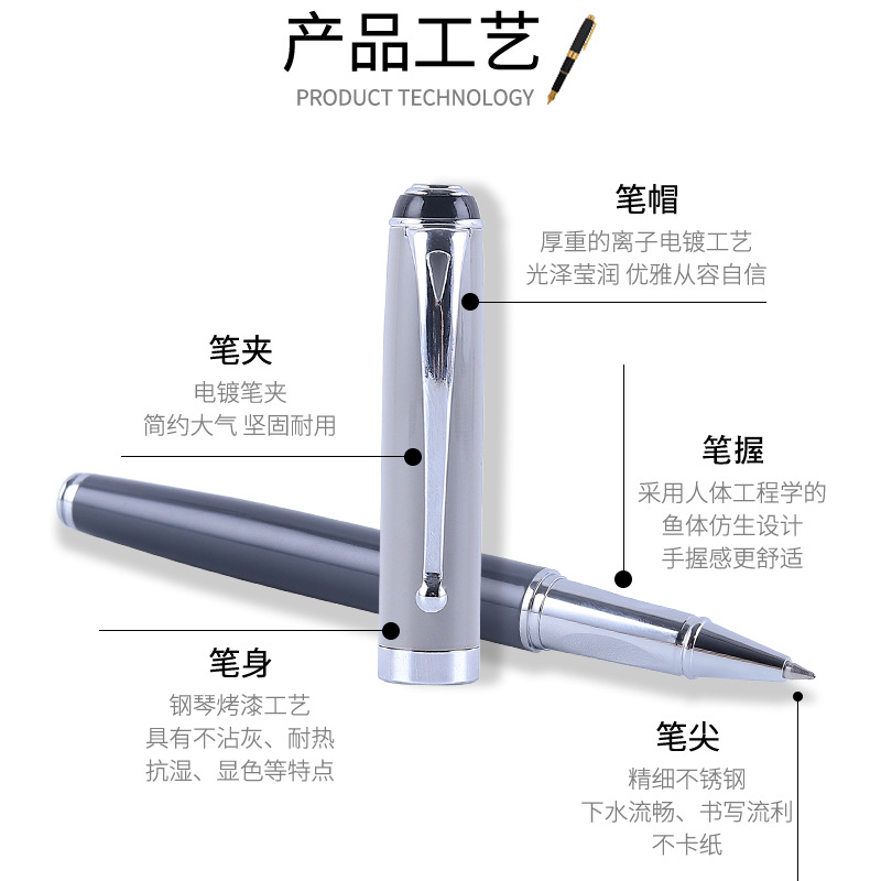 Spring Festival Gift: Morandi Student Pen Gift Box Set, dual-purpose combination of signature pen and pen, Ink Gift Ink bag Application Scenario