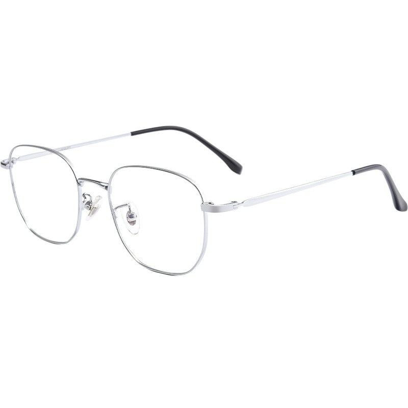 2022新款超轻眼镜框素颜神器女89168T复古纯钛近视眼镜男可配镜片详情图5
