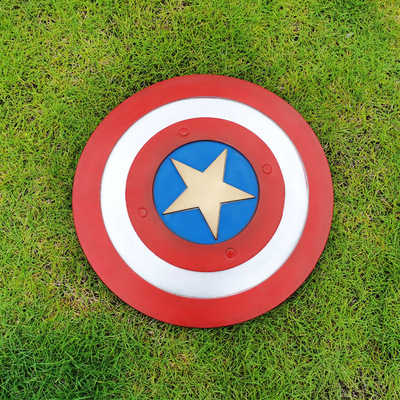 Avengers Birthday Gift Prop Rubber Model Shield Weapon Marvel Captain America Shield details Picture