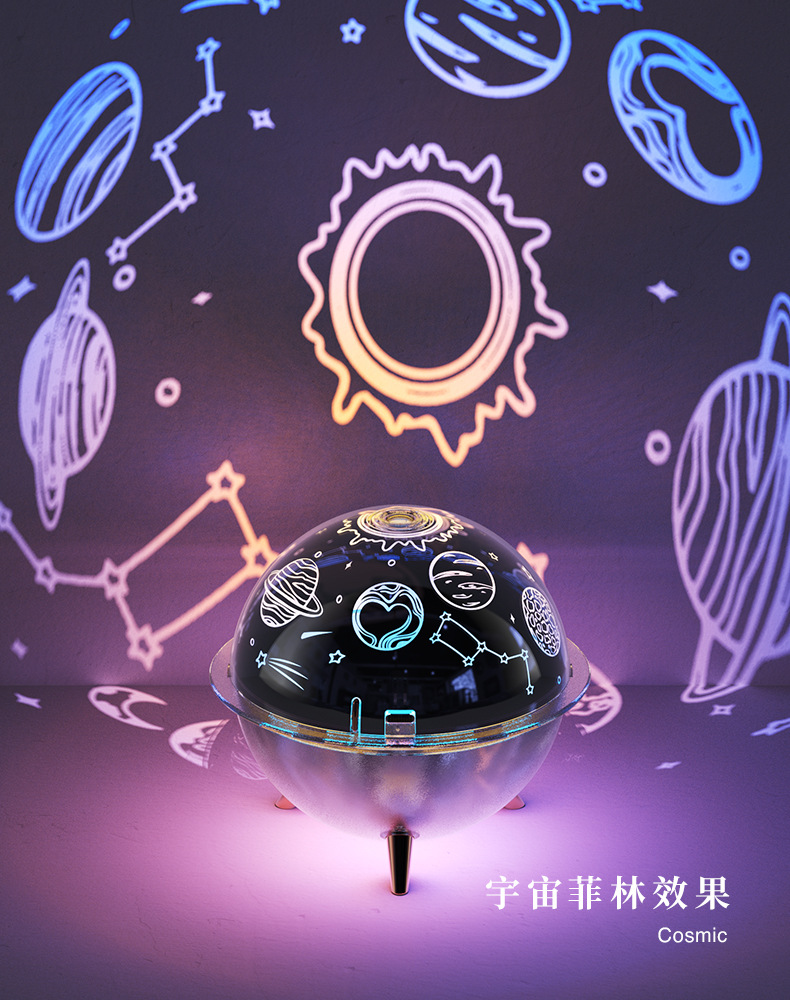 2024 New star projection lamp humidifier USB charging space astronaut projection atmosphere lamp humidifier Application Scenario