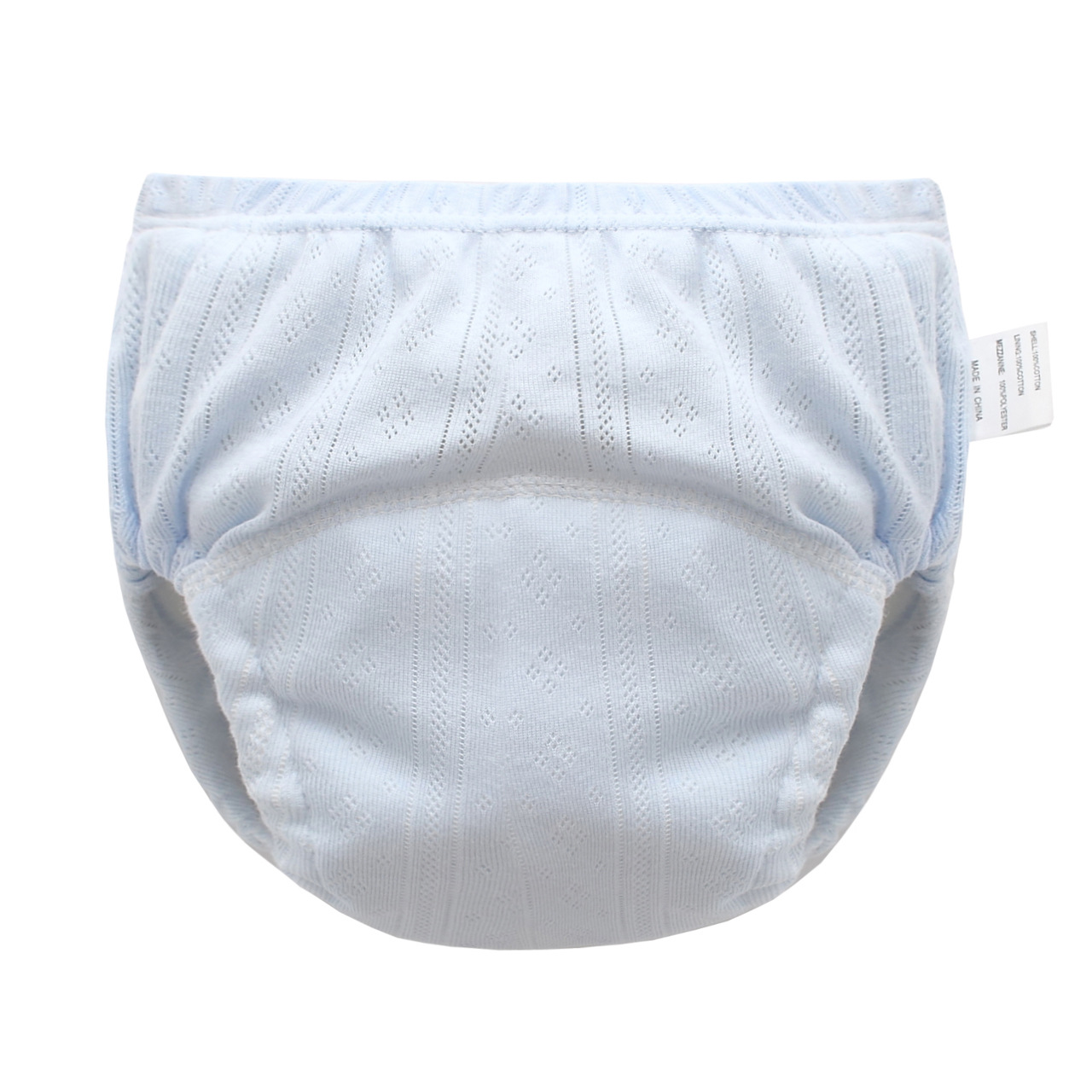 New hollowed-out learning pants six layers gauze diaper pocket infant training pants children's diaper Specification drawing