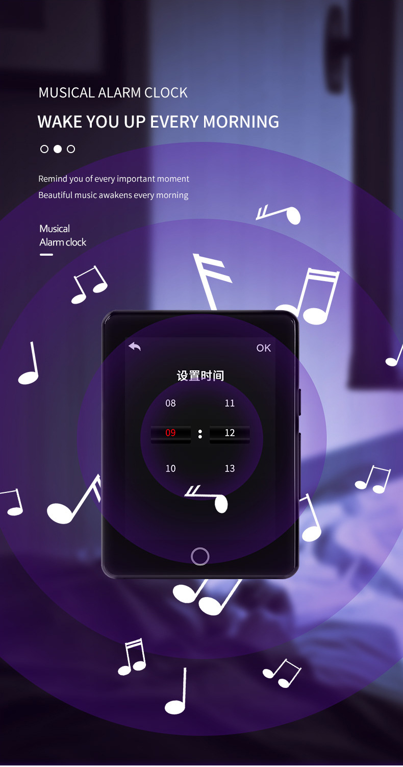 Metal bluetooth полноформатный mp3 - плеер для студенческой версии портативного mp4 - плеера, цифрового музыкального плеера p5 pic 3