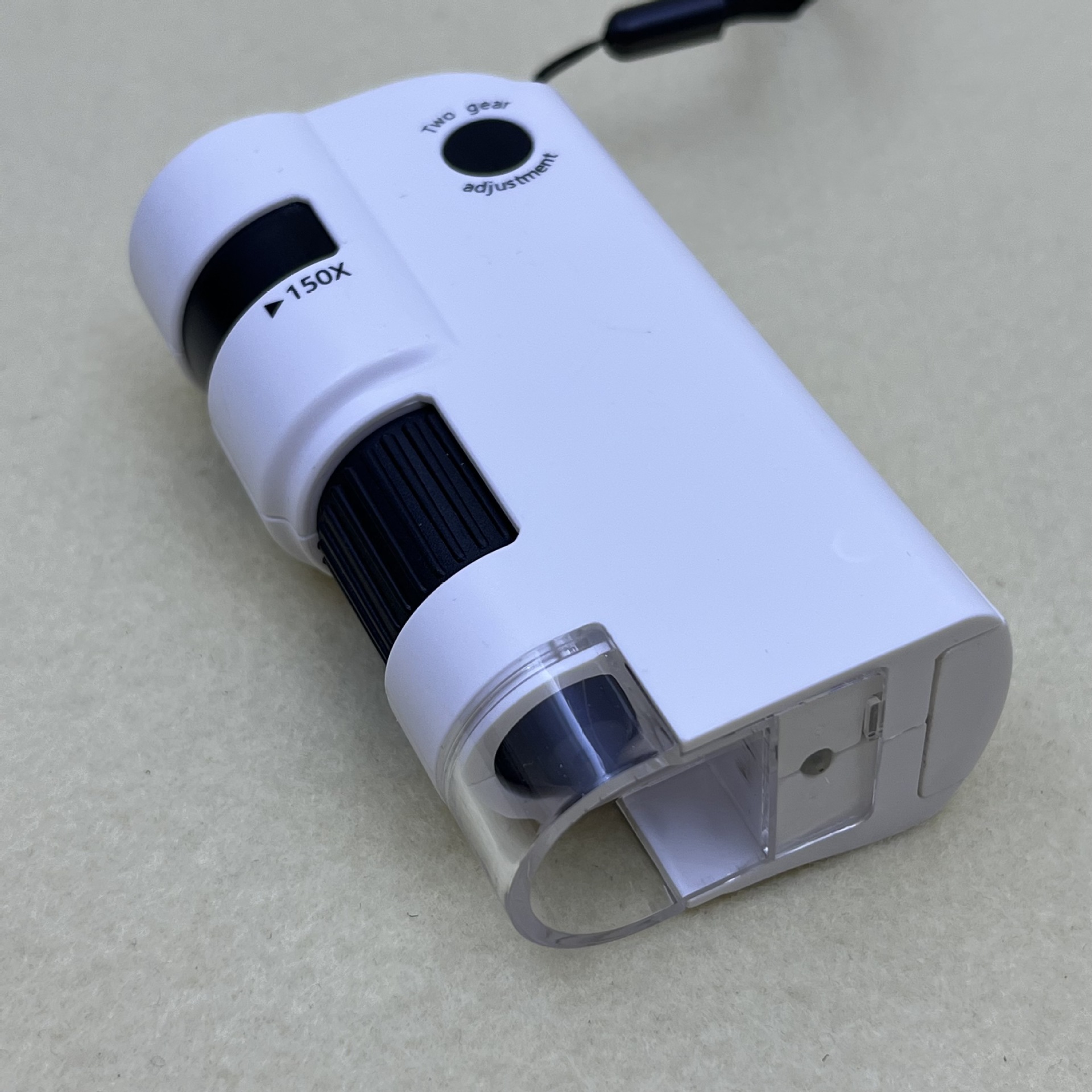 Amazon's new 80-150x mini high-definition microscope magnifying glass with LED light HT6701-B Specification image