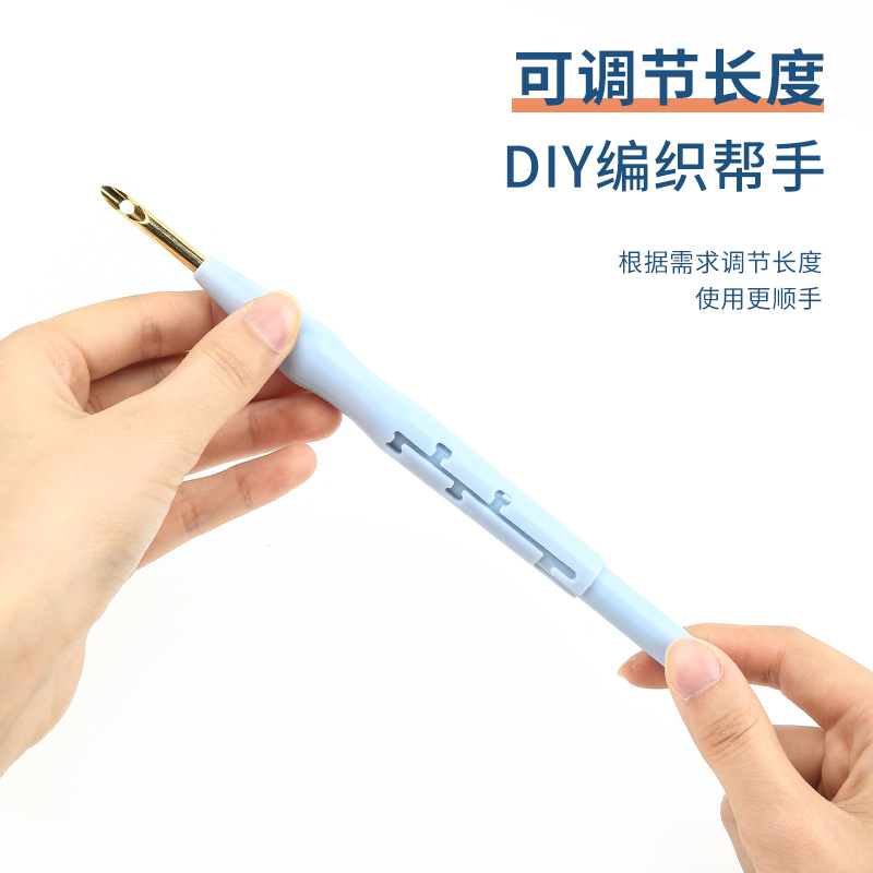 Manufacturers Russian embroidery needle-wool thread poke embroidery needle poke needle DIY adjustable poke pen stack needle Specification drawing