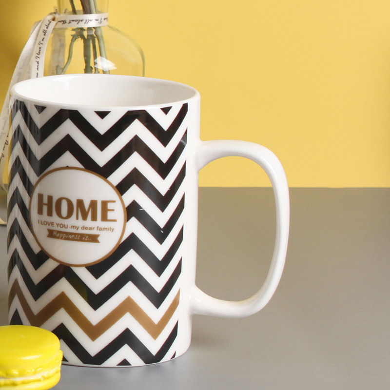 Manufacturers Directly For The New Polka Dot Line Ceramic Cup Home Coffee Cup European Mug Support Processing Customization Application Scenario