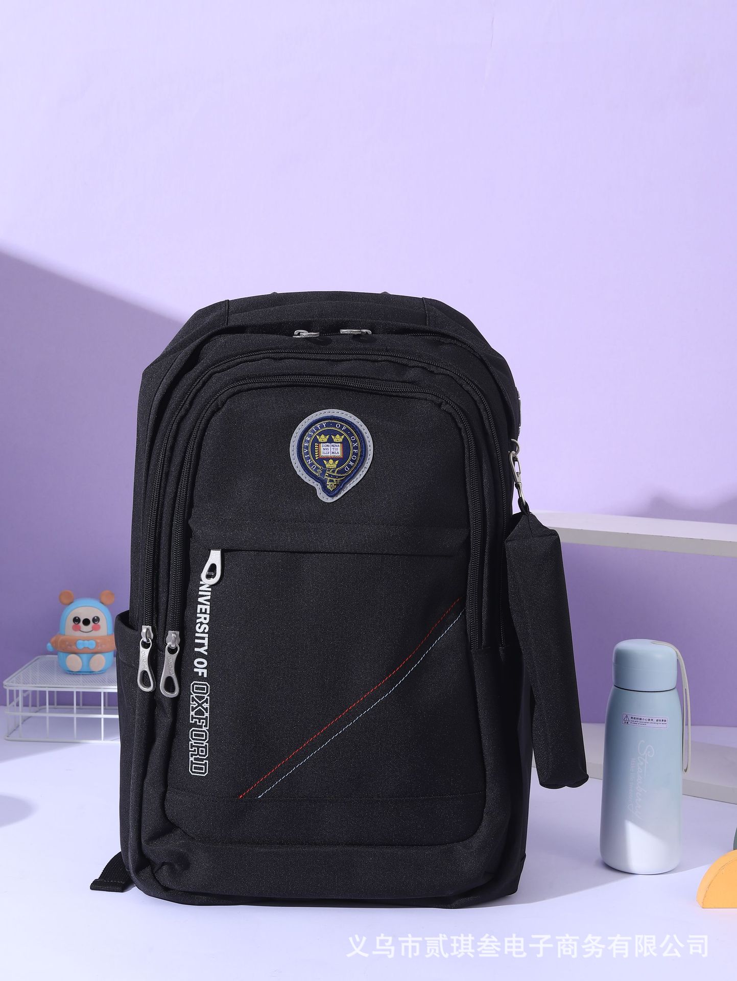 牛津大学双肩细节图