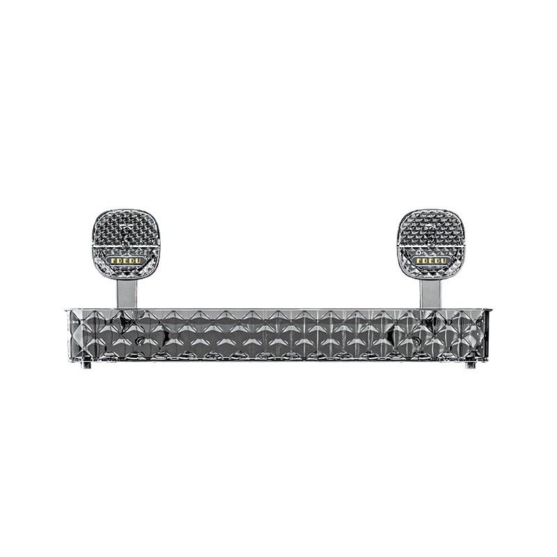 New nail-free bathroom storage rack, suction cup, bathroom storage rack, nail-free and perforation-free suction cup storage rack, storage span Item Picture