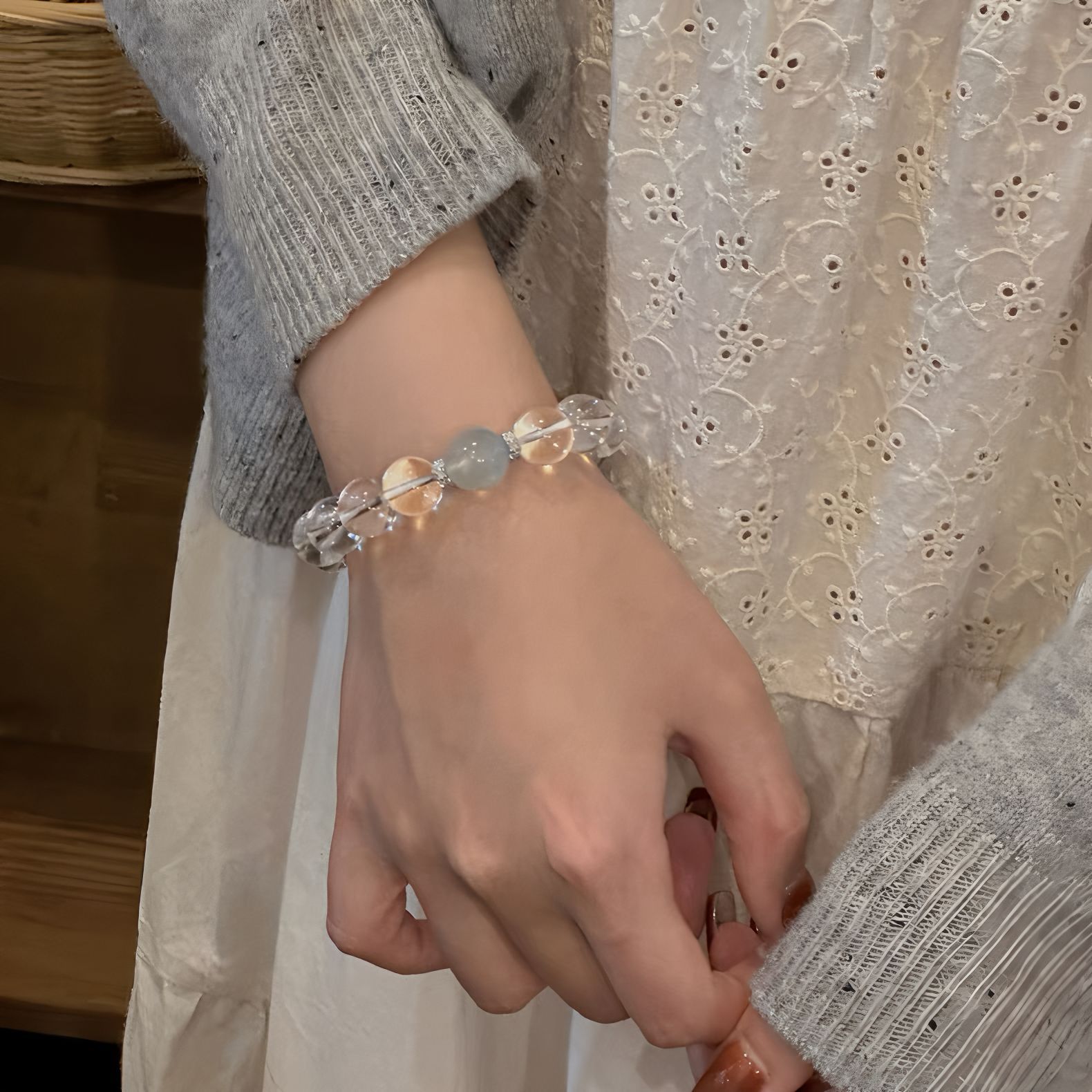 手链/红绳/铜微镶手环/四叶草手链/手串产品图