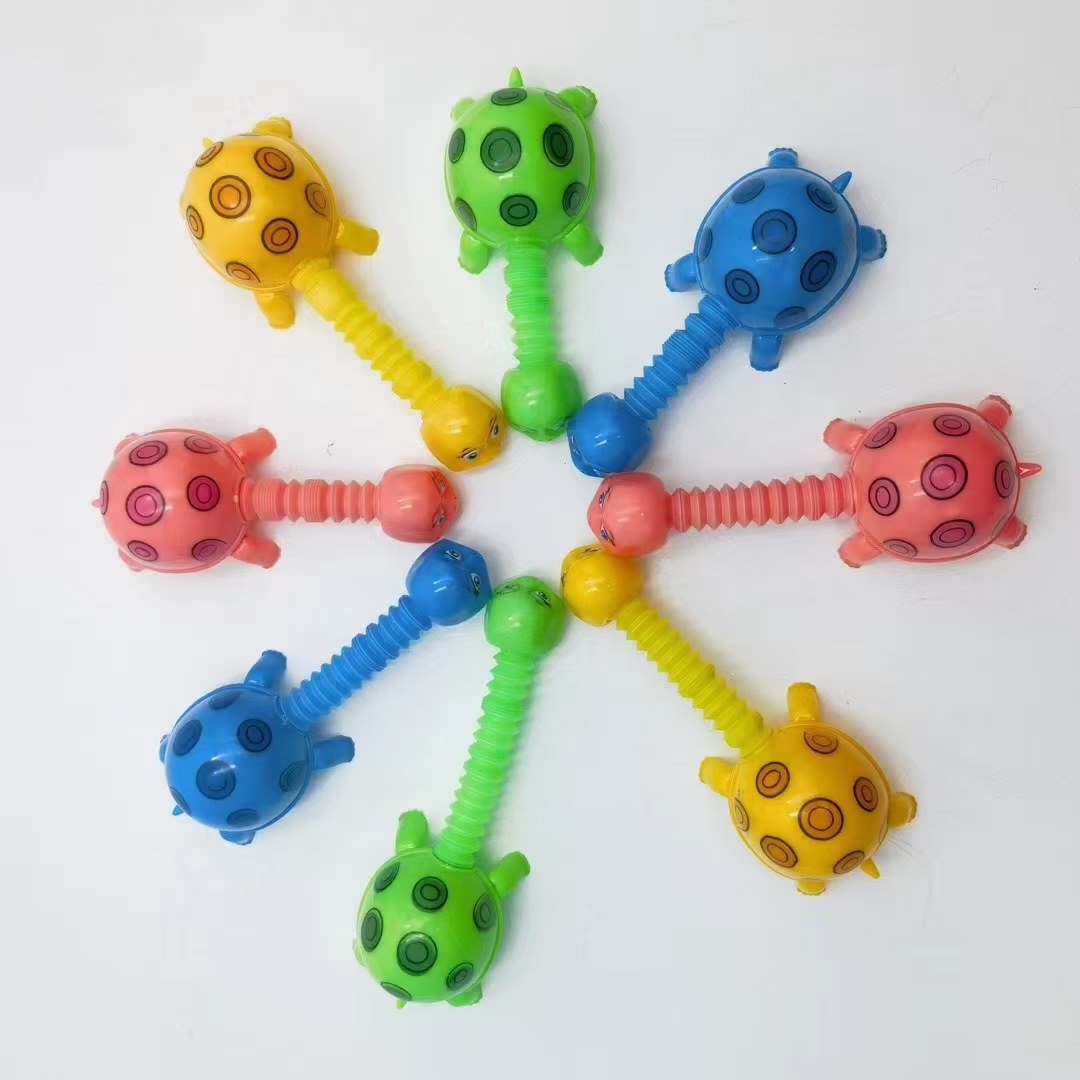 Poptube Retractable tube small turtle mutated dog toy unicorn giraffe stretching animal puzzle stress reduction DIY