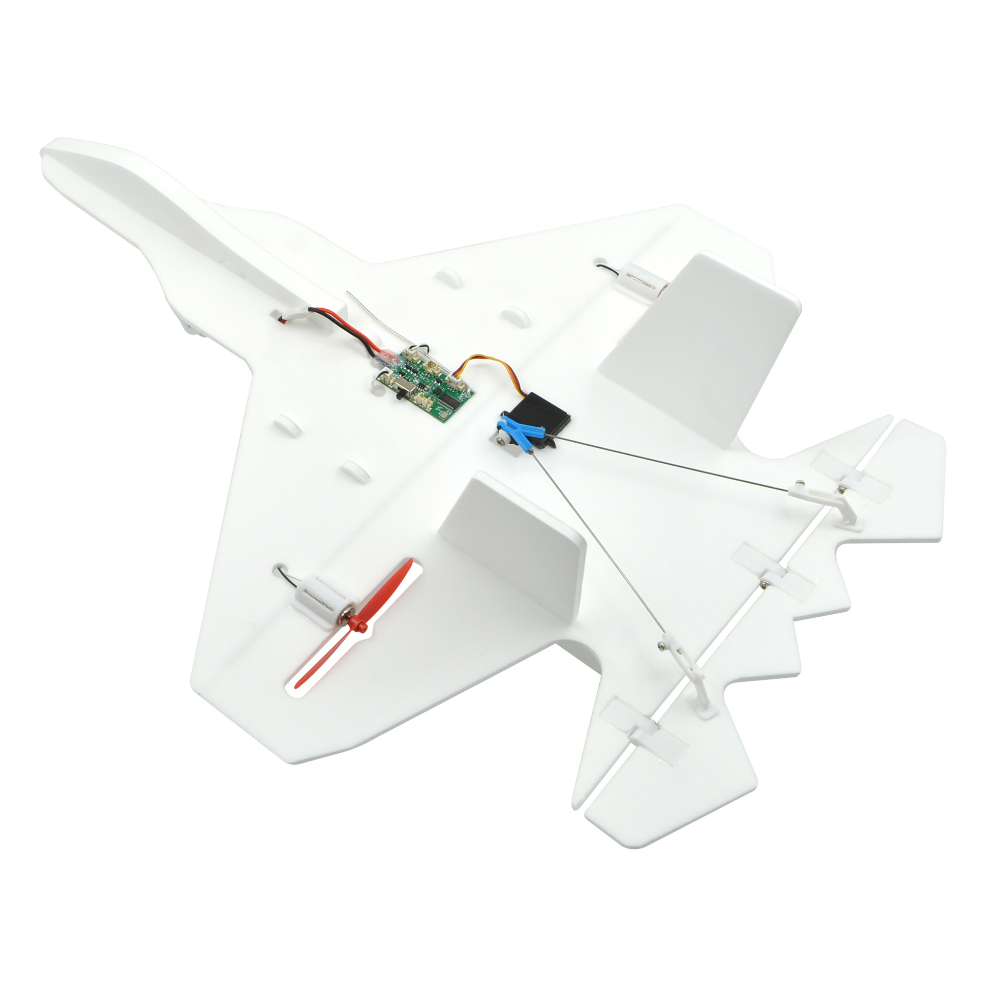 Three-channel F22 remote control aircraft diy differential aircraft science and education magic pp board aircraft model teaching competition Specification image