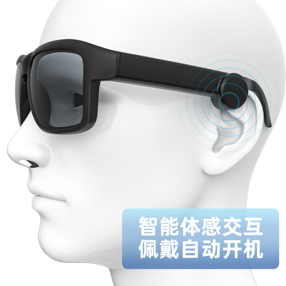 XG88 gafas auriculares bluetooth inalámbricos conducción de aire deportes al aire libre correr ciclismo música auriculares abiertos details Picture