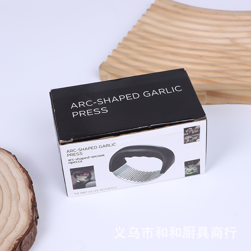 蒜臼/大蒜研磨器/压蒜器/切蒜器/蒜臼子白底实物图