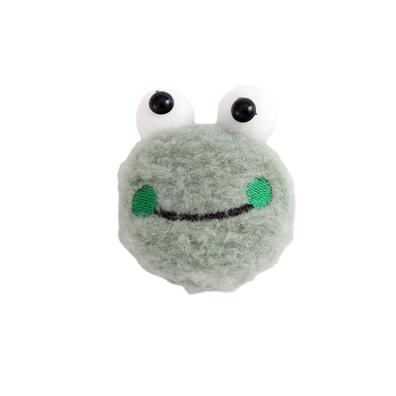 Three-Dimensional Imitation Sheep Felt Frog Rabbit Puppy Accessories Diy Cartoon Animal Children's Hair Accessories Brooch Footwear Accessories Item Picture