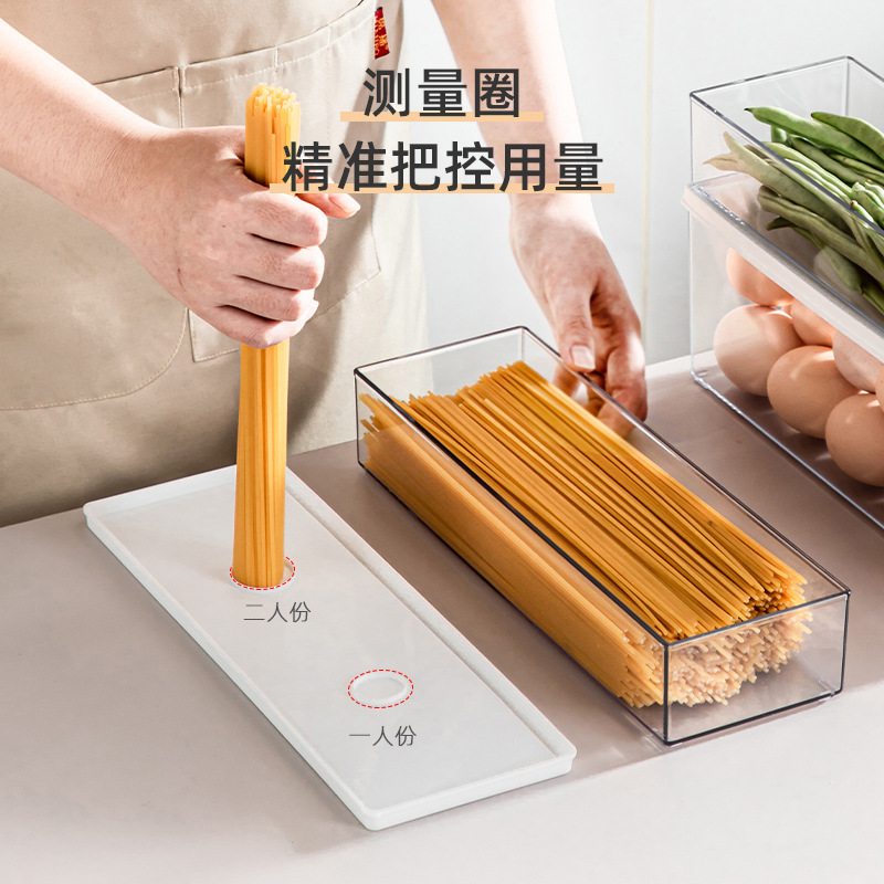 Noodle Refrigerator Storage Box Food Grade Pasta Noodle Storage Box Grain And Multi-Grain Egg Storage Sealed Tank Wholesale details Picture