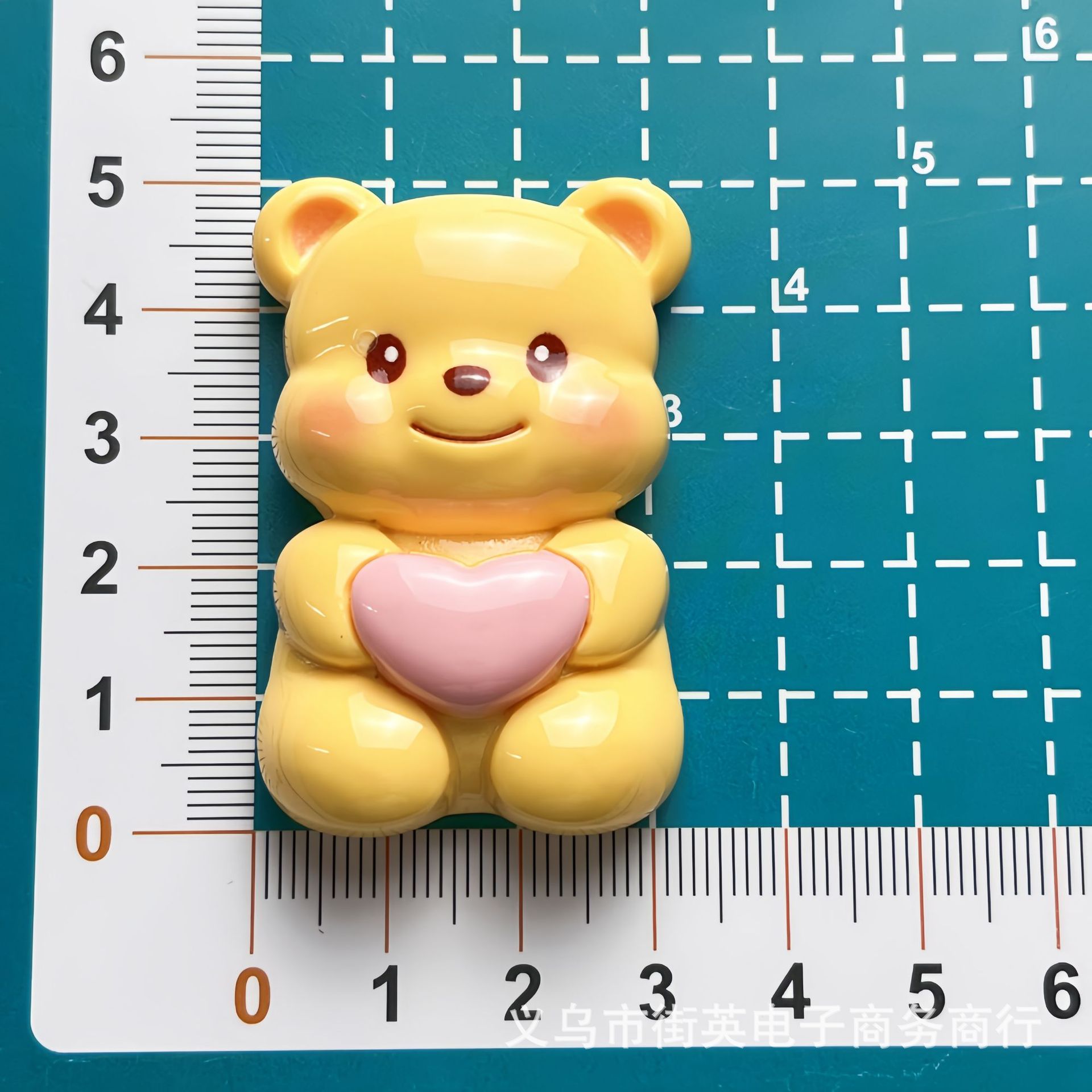卡通可爱奶呼黄油小熊卖萌树脂装饰配件手工工艺品饰品材料批发详情9
