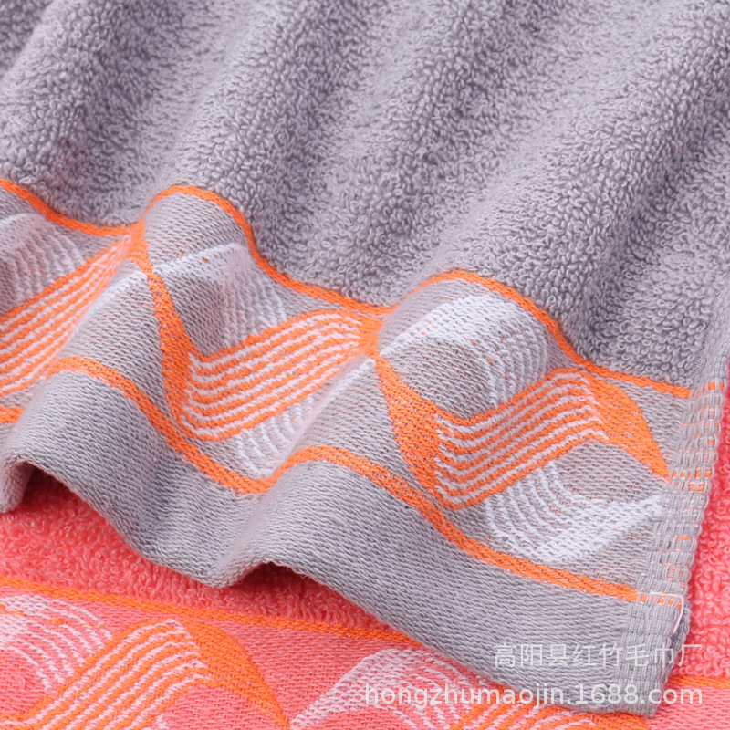 Striped dark cotton cross-border towel manufacturer wholesale thick cotton absorbent face towel gift box with embroidered logo pic 18
