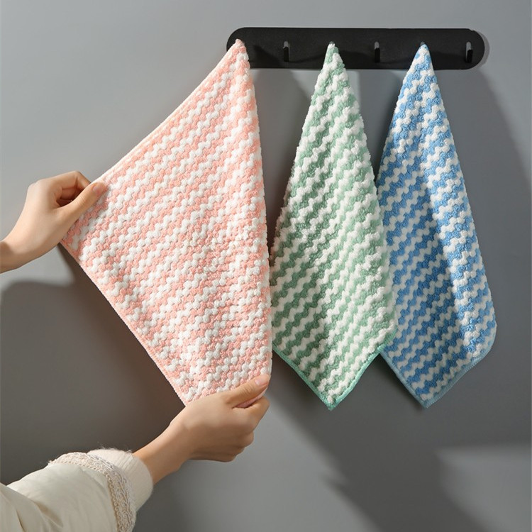 【 Zone 2-12 】30x30 cationic cleaning cloths 2400 per box, 30*30 kitchen cleaning cloths, absorbent dishcloths, non-greasy dishcloths, scouring pads, household cloths wholesale supply details Picture