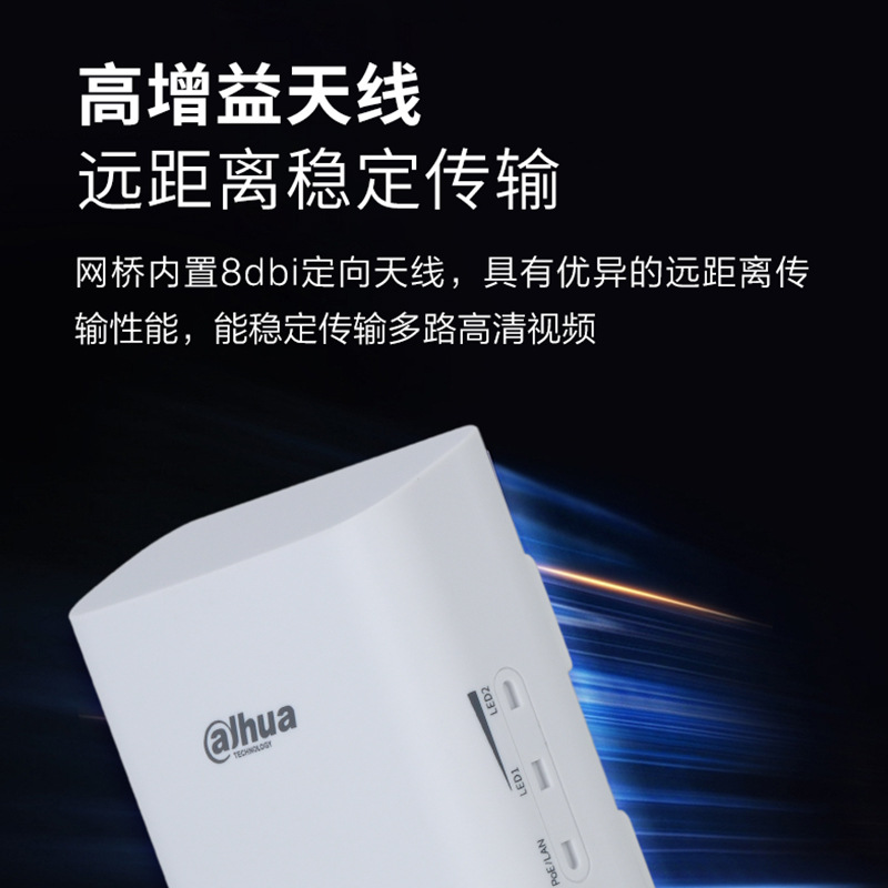 مقاطع فيديو من كاميرا المراقبة بالفيديو من جسر المصعد GWWIFi 100 متر، محطة DB2-60 N details Picture