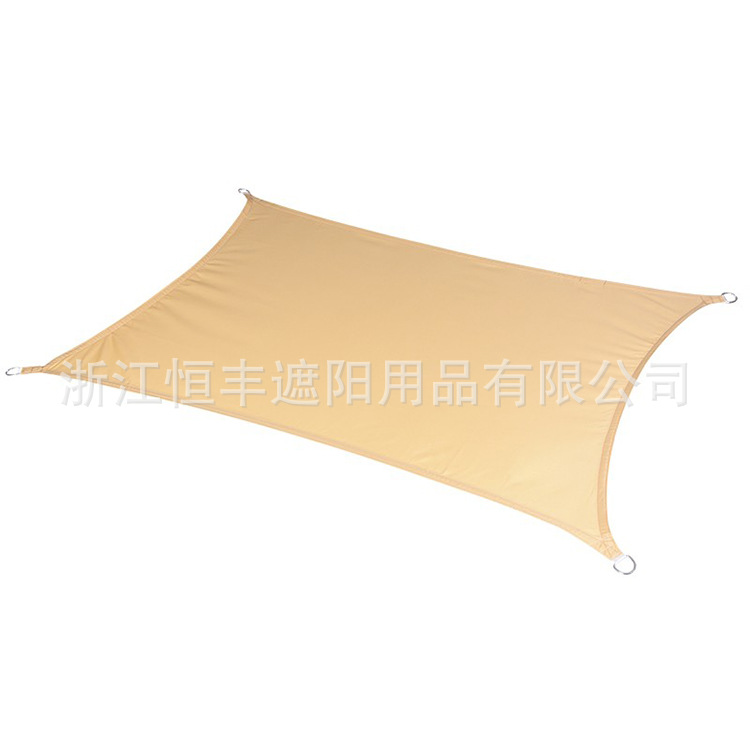 庭院防雨遮阳布/户外天幕/雨棚/遮阳帘/shade sail/防水帐篷/涤纶遮阳布/遮阳篷布/防雨棚白底实物图