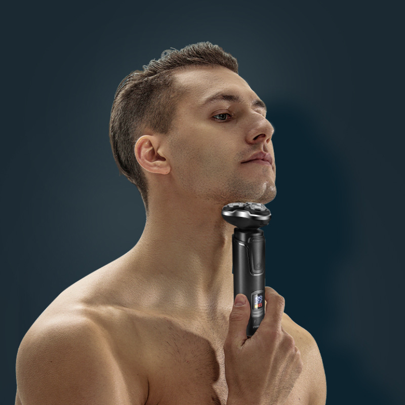 New retro hair salon electric clipper, three-in-one personalized shaver, portable men's electric hair clipper Specification image