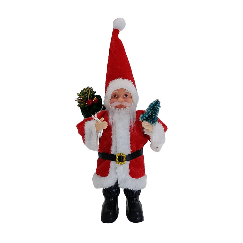 Cheung Chau Christmas Cross Border Spot Santa Claus Standing Old Man Decorated Christmas Tree Small Pendant Christmas Decorations Doll Specification drawing