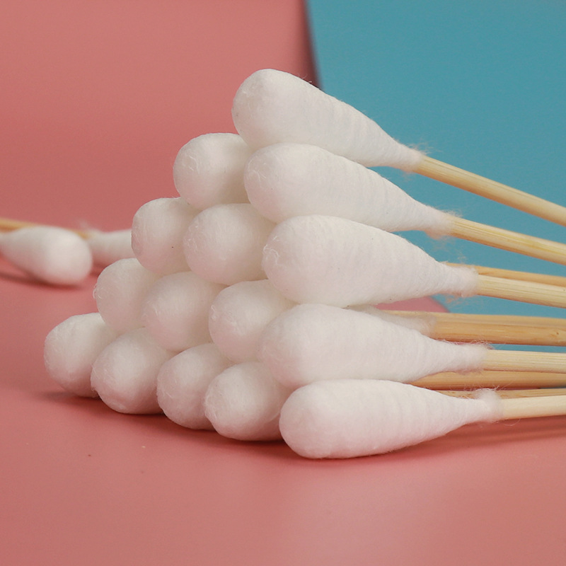 【 Extra-large Head 】20cm medical cotton swab, gynecological postpartum cotton swab, medical disposable extended rod, disinfection cotton swab details Picture