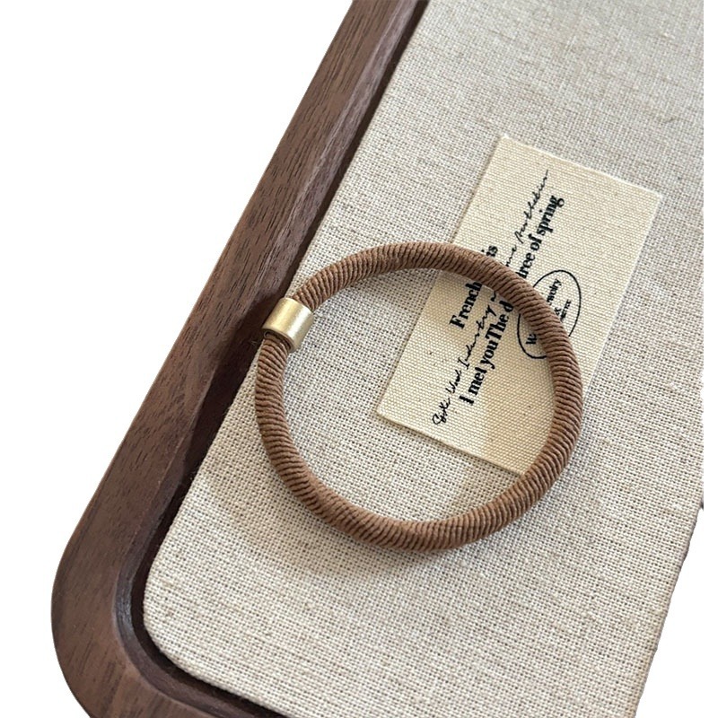 发圈/发夹/头绳/头绳女秋冬气质/发绳白底实物图